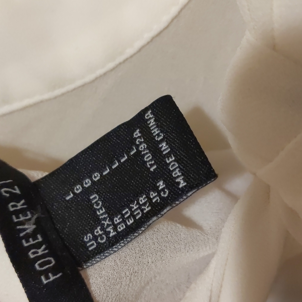 Large Forever 21 Black/White Formal Dress - Picture 3 of 6